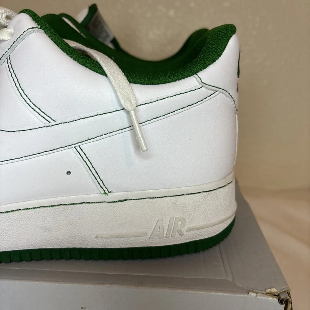 Nike Air Force 1 '07 Contrast Stitch‎ - White Pine Green Size 13